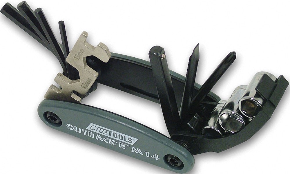Amazon.com: CruzTOOLS OM14 Folding Metric Multi-Tool for Moto, ATV